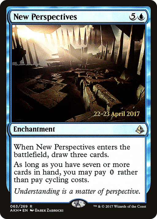 New Perspectives (PRE-063) [Amonkhet Promos] Foil MTG Single Wizards of the Coast