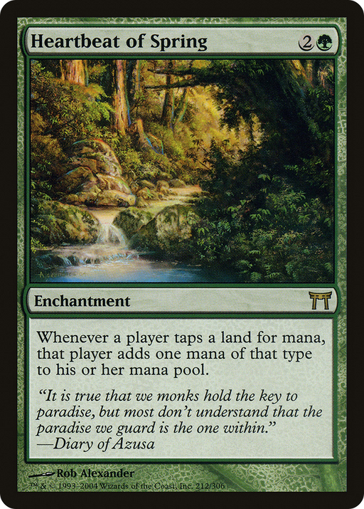 Heartbeat of Spring (CHK-212) [Champions of Kamigawa] Foil MTG Single Wizards of the Coast