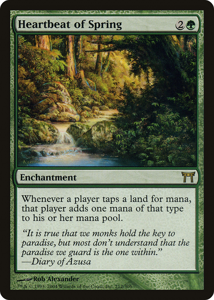 Heartbeat of Spring (CHK-212) [Champions of Kamigawa] MTG Single Wizards of the Coast