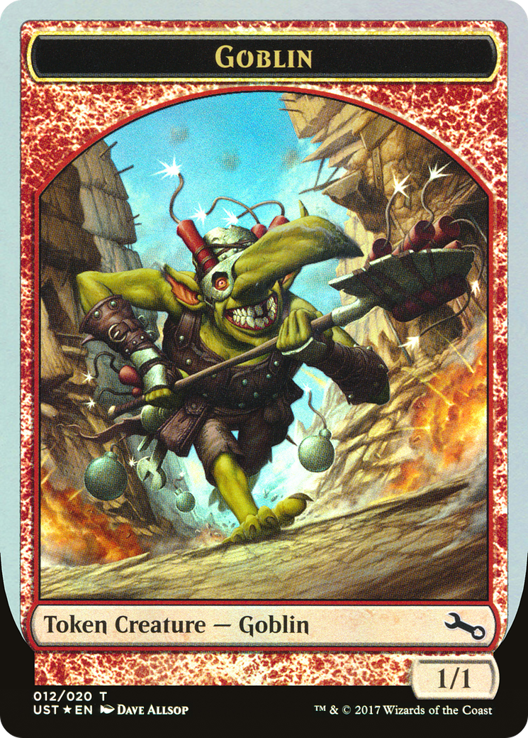 Goblin Token (UST-012) [Tokens] Unstable Tokens Foil MTG Single Wizards of the Coast