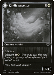 Kindly Ancestor (DBL-289) [Innistrad: Double Feature] Foil MTG Single Wizards of the Coast