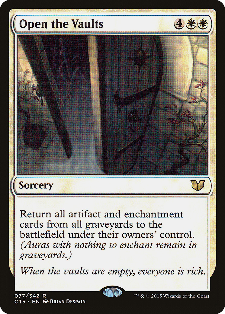 Open the Vaults (C15-077) [Commander 2015] MTG Single Wizards of the Coast