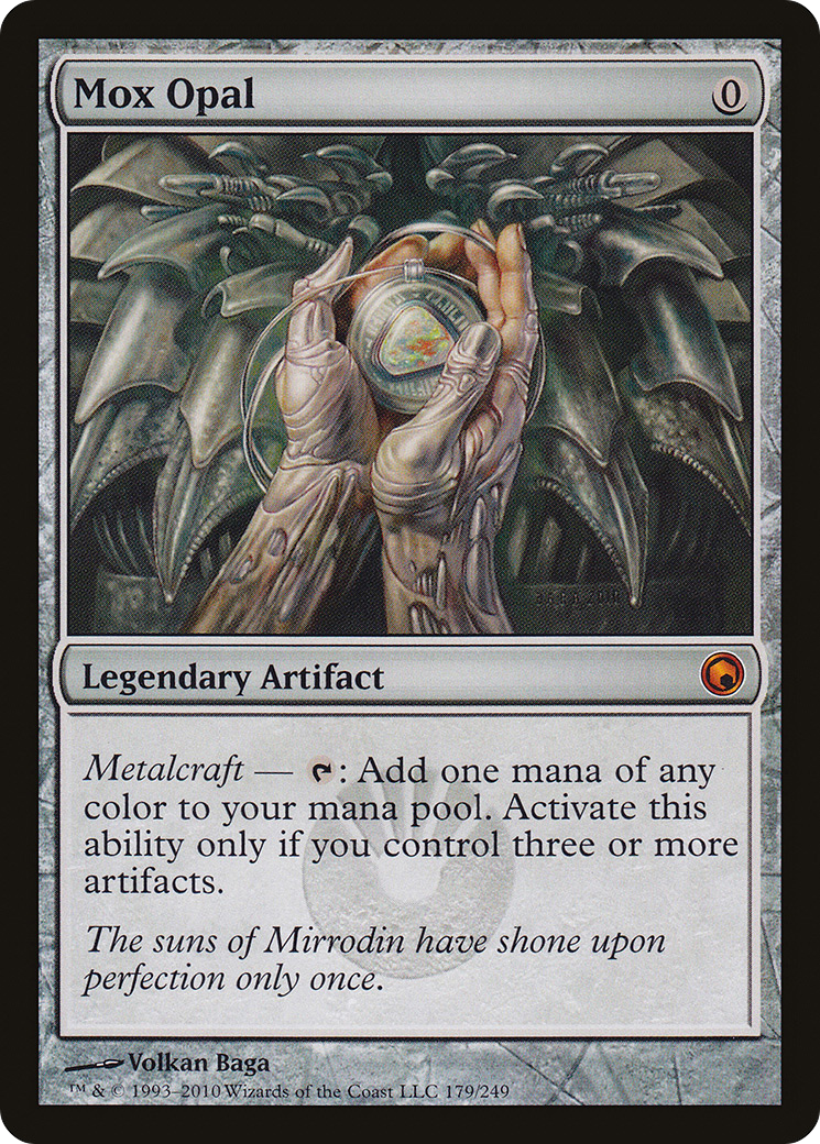 Mox Opal (SOM-179) [Scars of Mirrodin] Foil MTG Single Wizards of the Coast