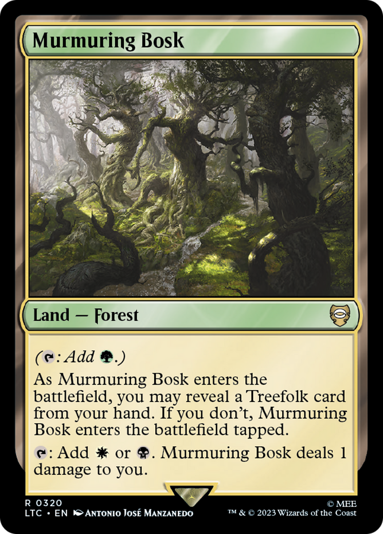 Murmuring Bosk (LTC-320) [Tales of Middle-earth Commander] MTG Single Wizards of the Coast