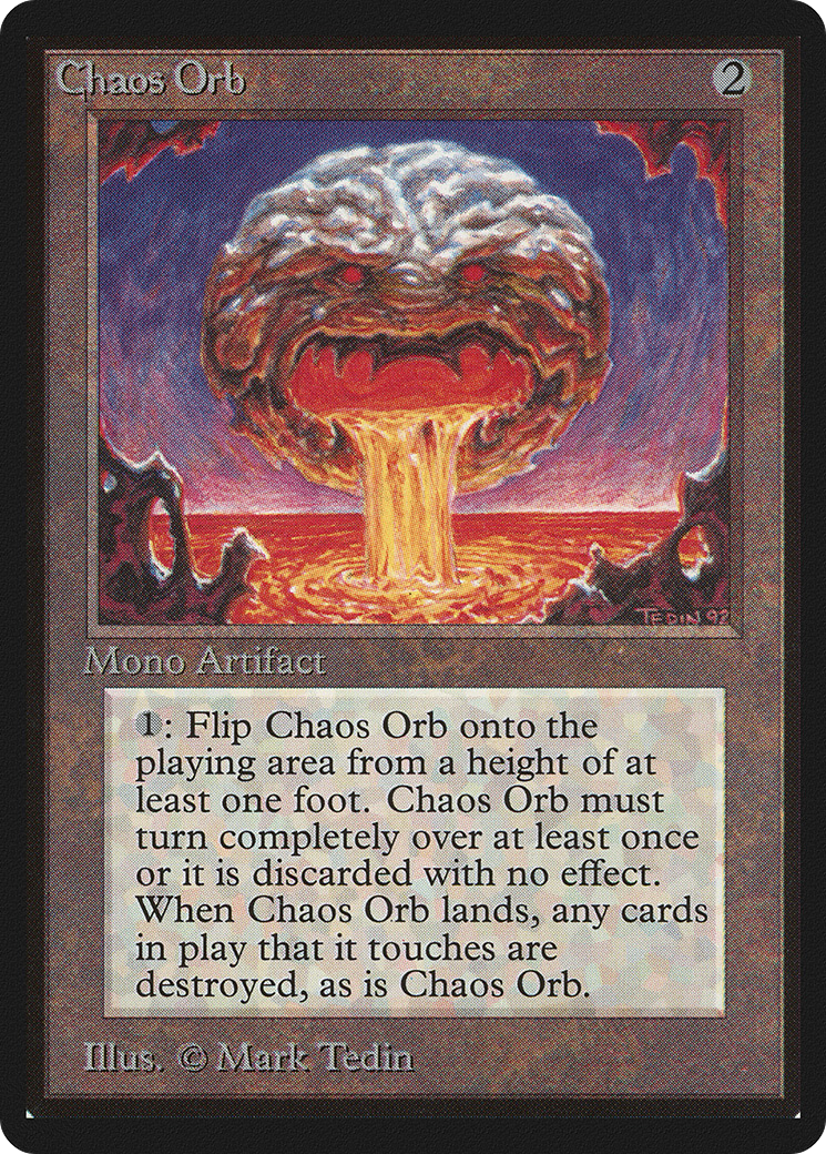 Chaos Orb (LEB-) [Oldschool] Limited Edition Beta MTG Single Wizards of the Coast