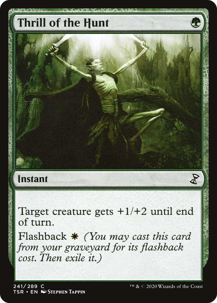 Thrill of the Hunt (TSR-241) [Time Spiral Remastered] Foil MTG Single Wizards of the Coast