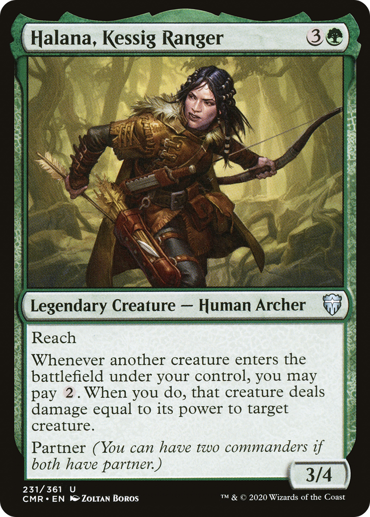 Halana, Kessig Ranger (CMR-231) [Commander Legends] MTG Single Wizards of the Coast