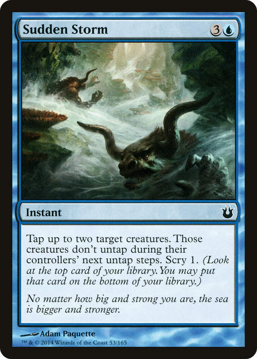 Sudden Storm (BNG-053) [Born of the Gods] MTG Single Wizards of the Coast