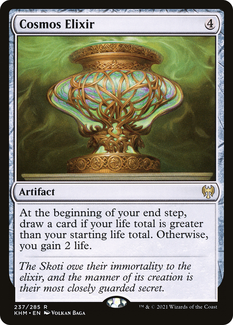 Cosmos Elixir (KHM-237) [Kaldheim] MTG Single Wizards of the Coast