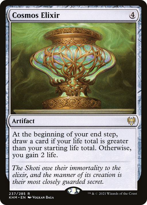 Cosmos Elixir (KHM-237) [Kaldheim] MTG Single Wizards of the Coast