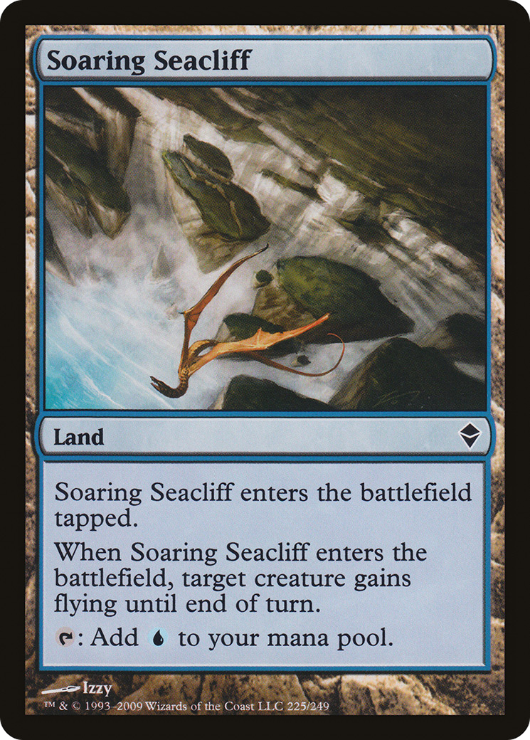 Soaring Seacliff (ZEN-225) [Zendikar] Foil MTG Single Wizards of the Coast