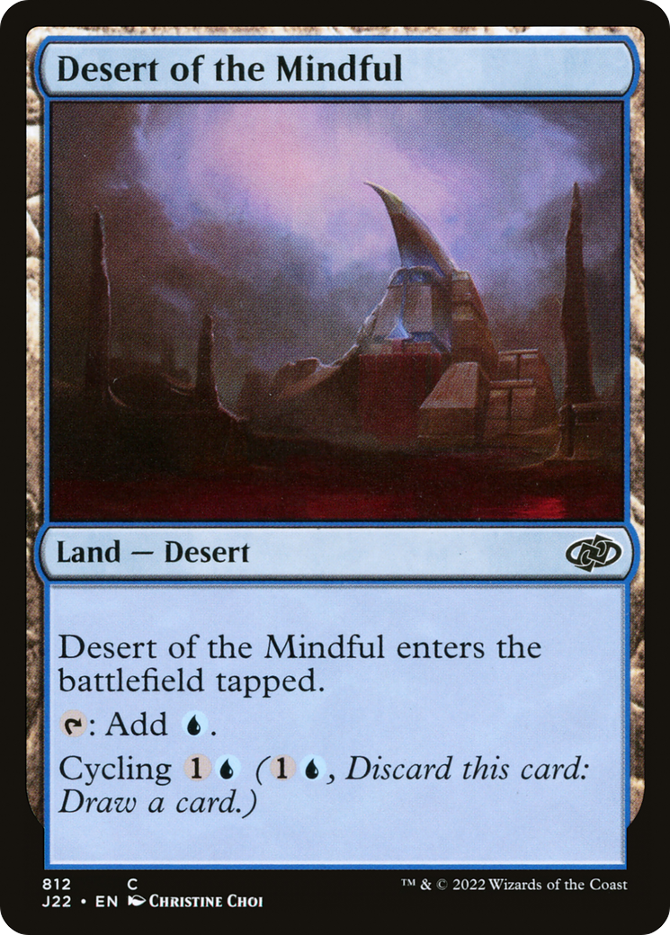 Desert of the Mindful (J22-812) [Jumpstart 2022] MTG Single Wizards of the Coast