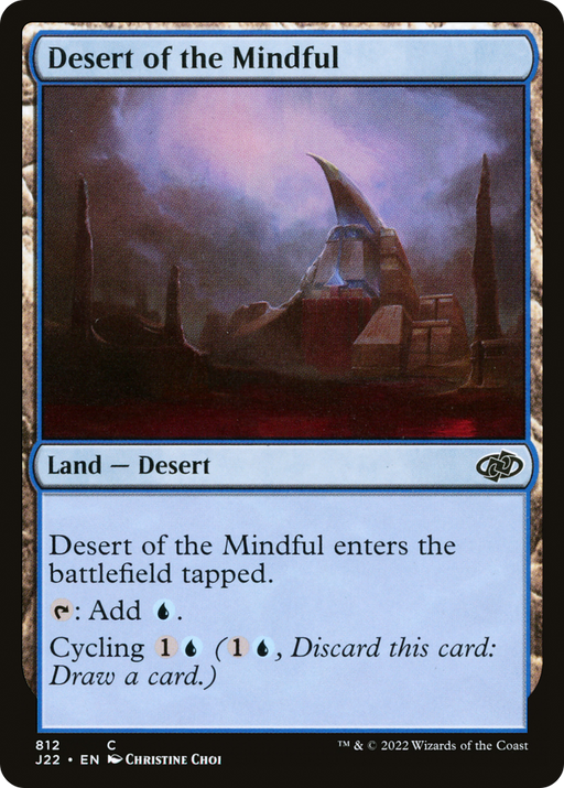 Desert of the Mindful (J22-812) [Jumpstart 2022] MTG Single Wizards of the Coast