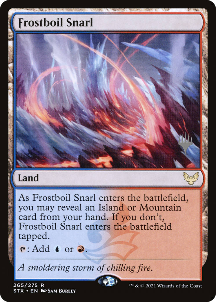 Frostboil Snarl (PPSTX-265) [Strixhaven: School of Mages Promos] MTG Single Wizards of the Coast