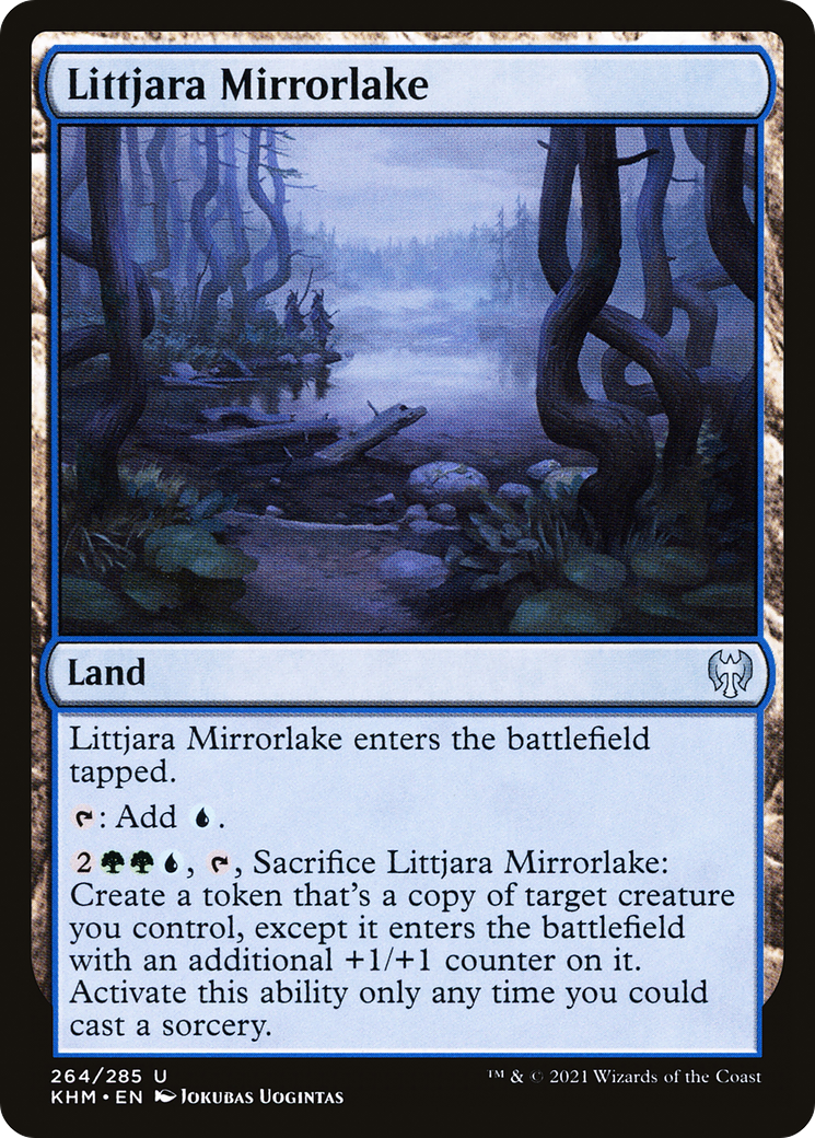 Littjara Mirrorlake (KHM-264) [Kaldheim] Foil MTG Single Wizards of the Coast