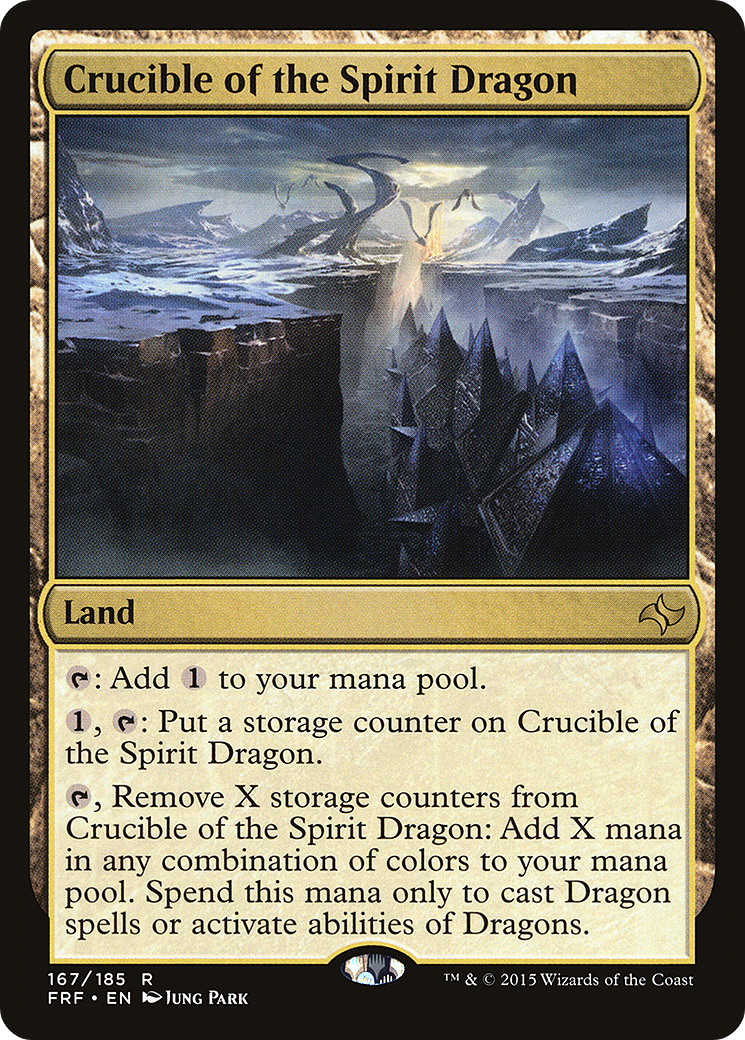 Crucible of the Spirit Dragon (FRF-167) [Fate Reforged] MTG Single Wizards of the Coast