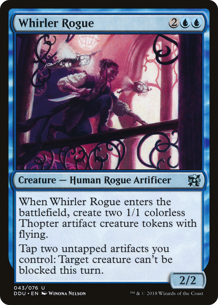 Whirler Rogue (DDU-043) [Misc] Duel Decks: Elves vs. Inventors MTG Single Wizards of the Coast