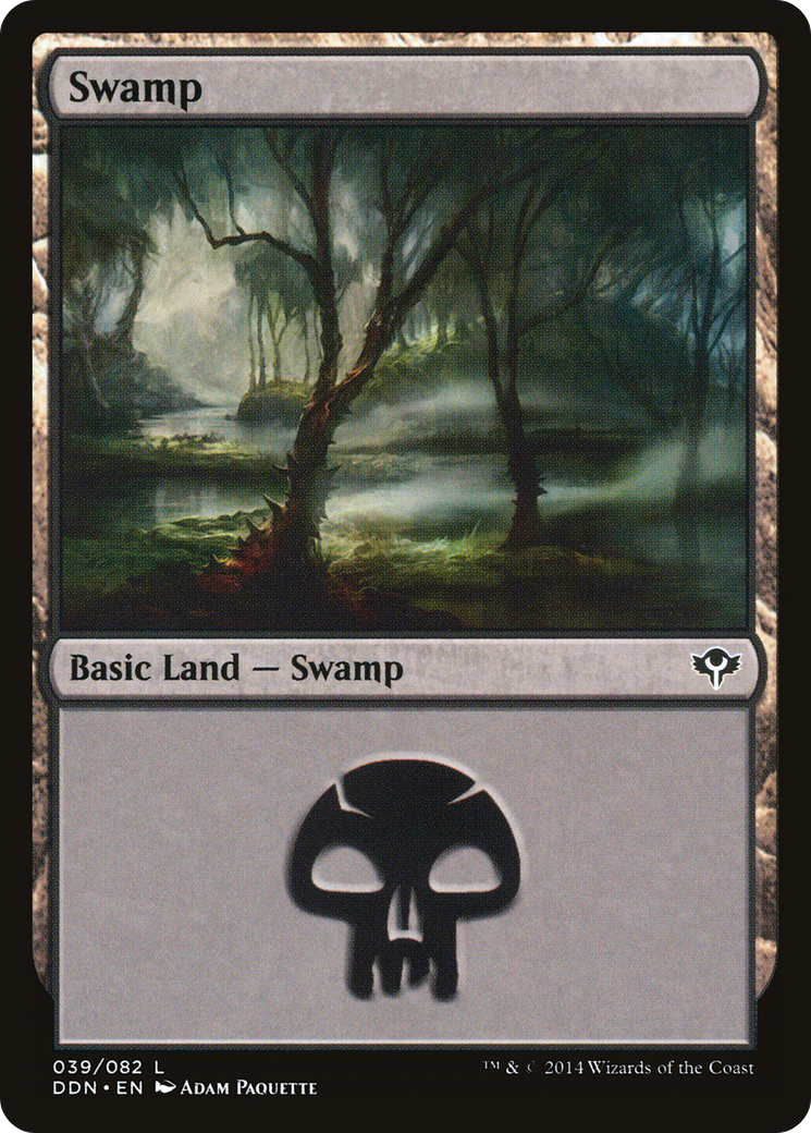 Swamp (039) (DDN-039) [Misc] Duel Decks: Speed vs. Cunning MTG Single Wizards of the Coast