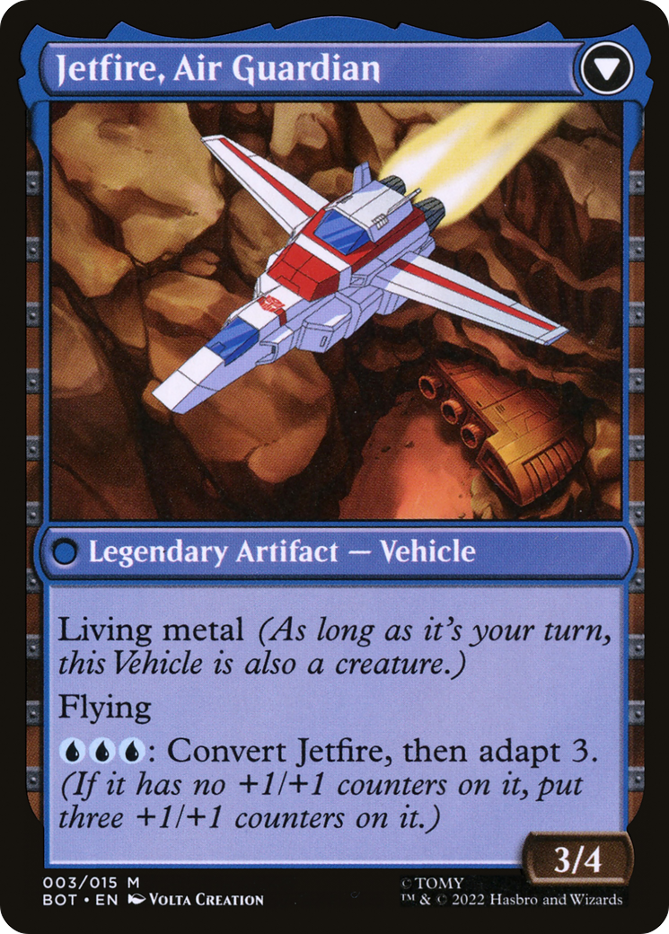 Jetfire, Ingenious Scientist (BOT-003) [Transformers] Foil MTG Single Wizards of the Coast
