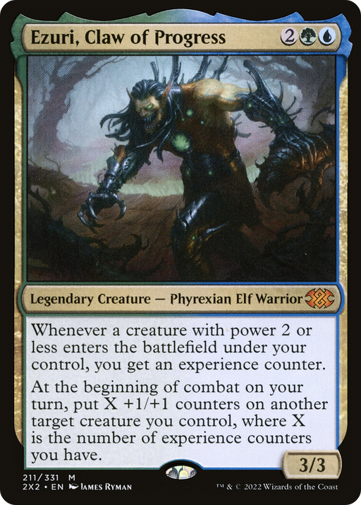 Ezuri, Claw of Progress (2X2-211) [Double Masters 2022] MTG Single Wizards of the Coast
