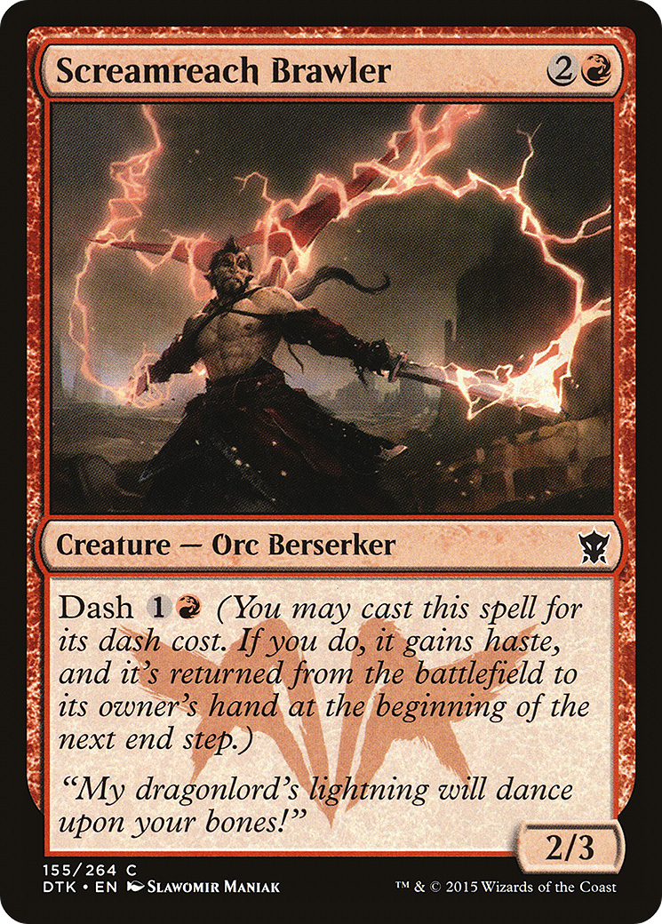 Screamreach Brawler (DTK-155) [Dragons of Tarkir] MTG Single Wizards of the Coast