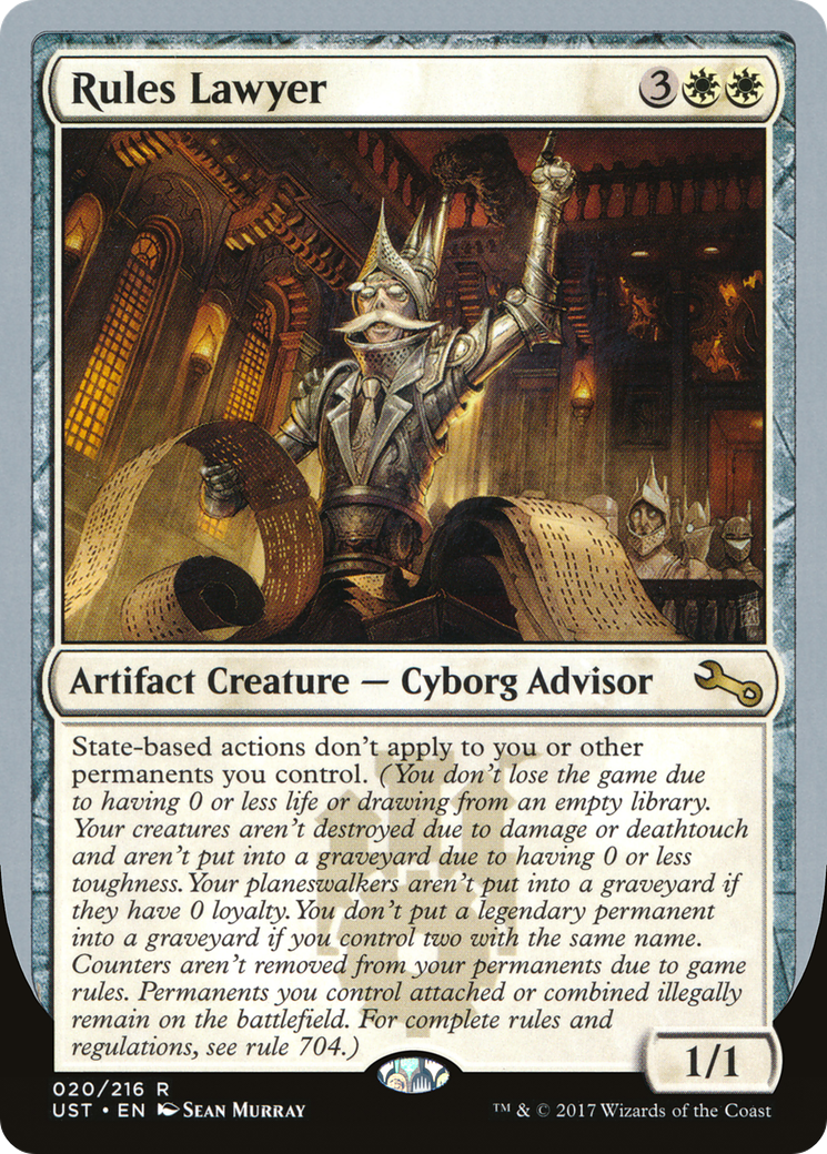 Rules Lawyer (UST-020) [Unstable] MTG Single Wizards of the Coast