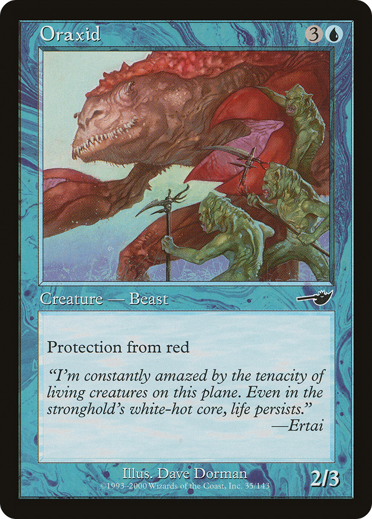 Oraxid (NMS-035) [Nemesis] Foil MTG Single Wizards of the Coast