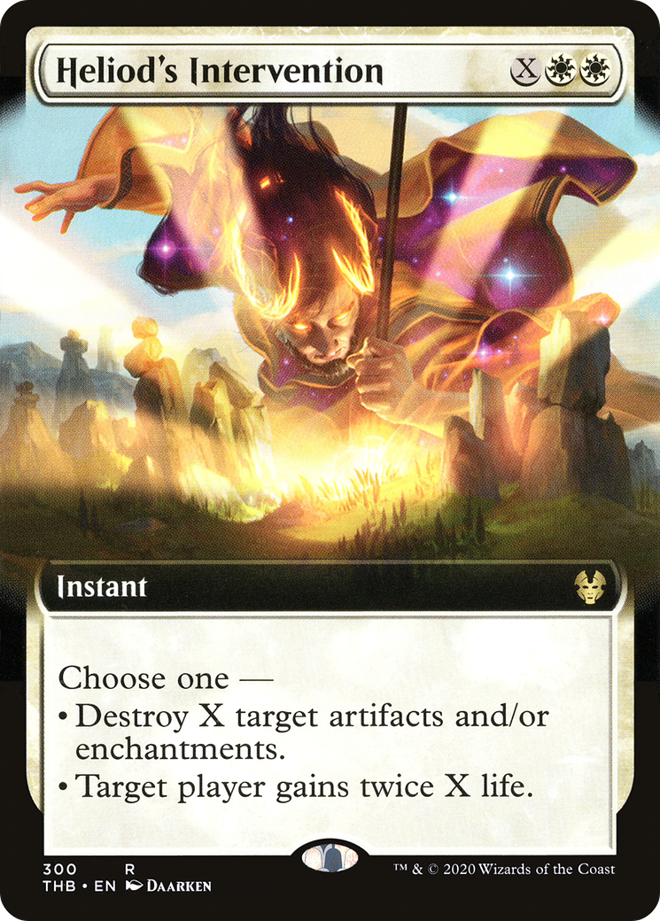 Heliod's Intervention (THB-300) [Theros Beyond Death] (Extended Art) Foil MTG Single Wizards of the Coast