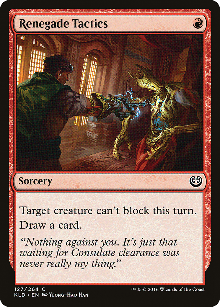 Renegade Tactics (KLD-127) [Kaladesh] Foil MTG Single Wizards of the Coast
