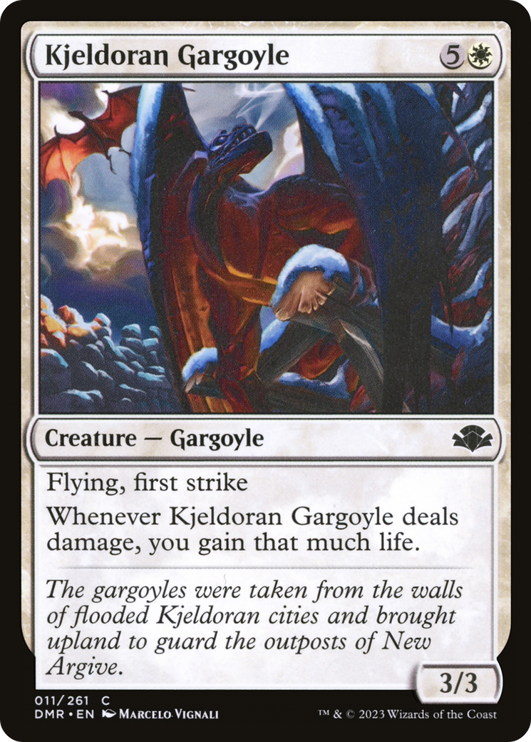 Kjeldoran Gargoyle (DMR-011) [Dominaria Remastered] Foil MTG Single Wizards of the Coast