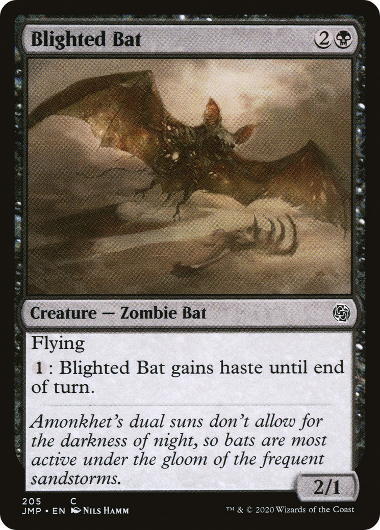 Blighted Bat (JMP-205) [Jumpstart] MTG Single Wizards of the Coast