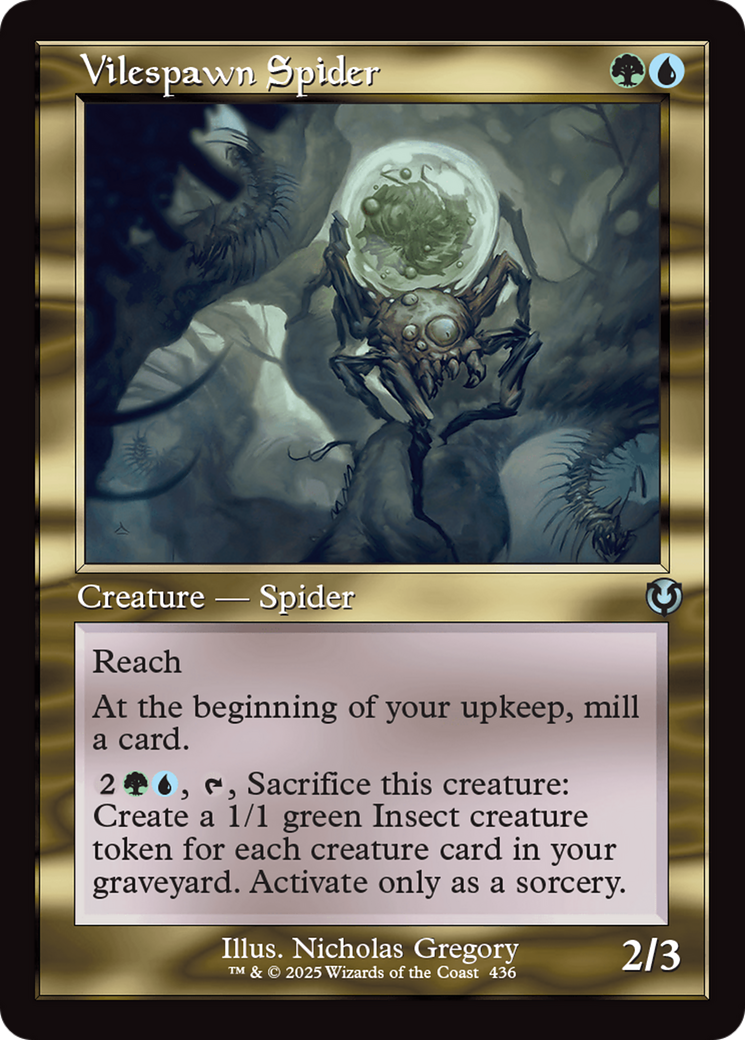 Vilespawn Spider (INR-436) [Innistrad Remastered] MTG Single Wizards of the Coast