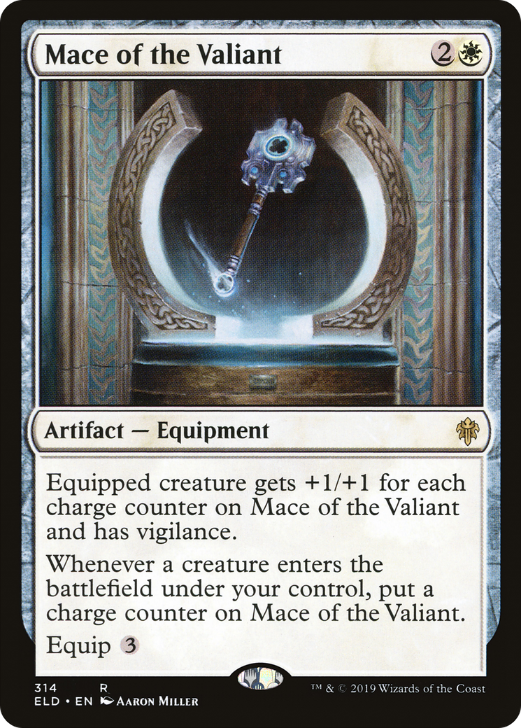 Mace of the Valiant (ELD-314) [Throne of Eldraine] MTG Single Wizards of the Coast