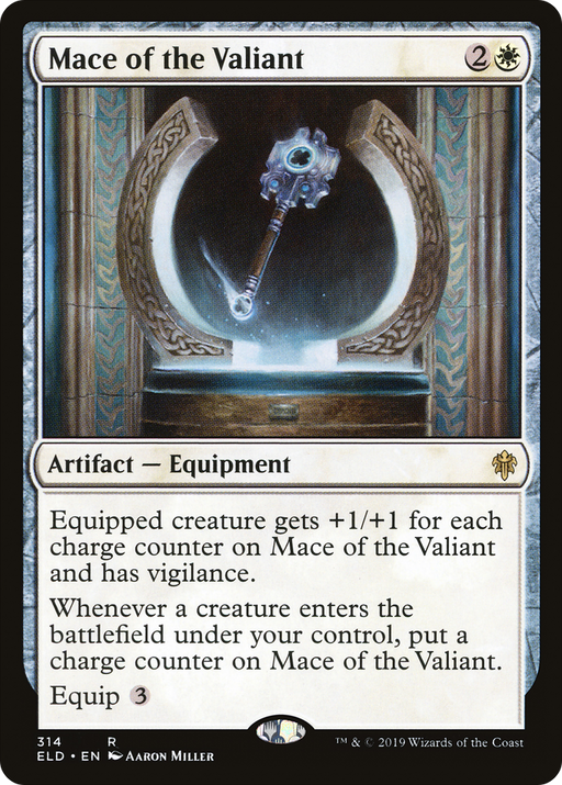 Mace of the Valiant (ELD-314) [Throne of Eldraine] MTG Single Wizards of the Coast