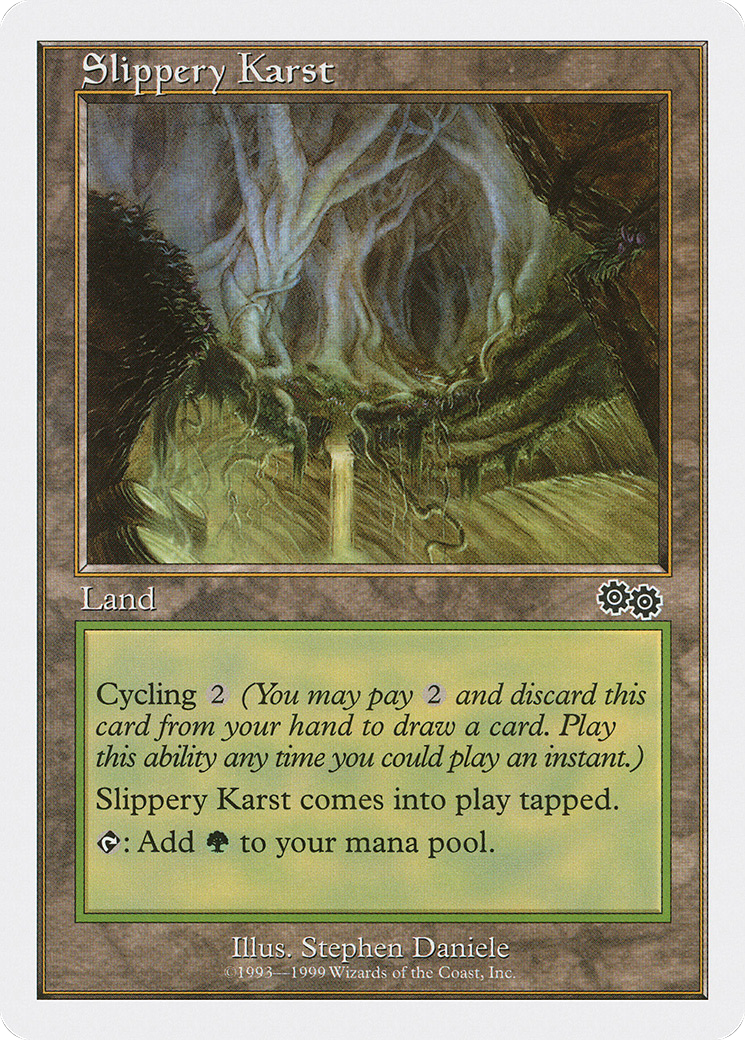 Slippery Karst (BRB-073) [Misc] Battle Royale Box Set MTG Single Wizards of the Coast