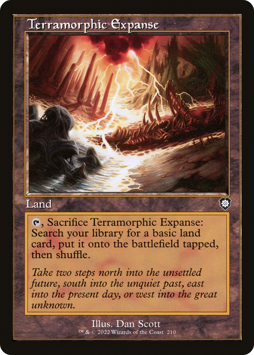 Terramorphic Expanse (BRC-210) [The Brothers' War Commander] MTG Single Wizards of the Coast
