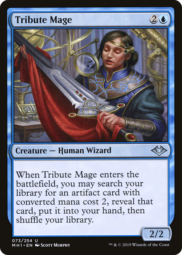 Tribute Mage (MH1-073) [Modern Horizons] MTG Single Modern Horizons