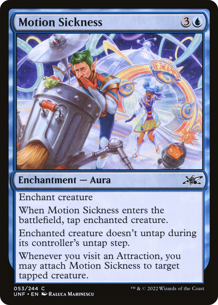 Motion Sickness (UNF-053) [Unfinity] Foil MTG Single Wizards of the Coast