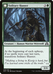 Solitary Hunter (SOI-229) [Shadows over Innistrad] Foil MTG Single Wizards of the Coast