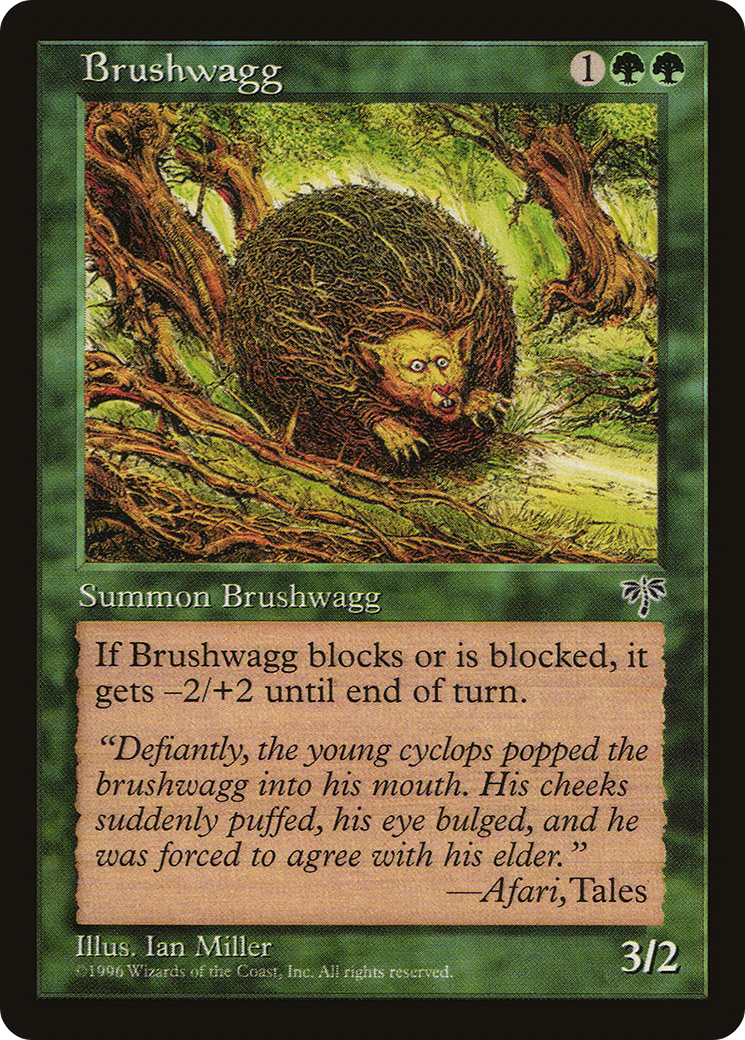 Brushwagg (MIR-208) [Mirage] MTG Single Wizards of the Coast