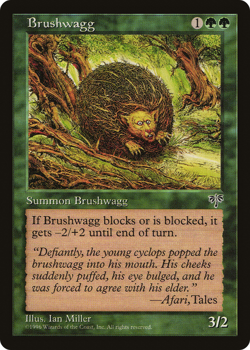 Brushwagg (MIR-208) [Mirage] MTG Single Wizards of the Coast