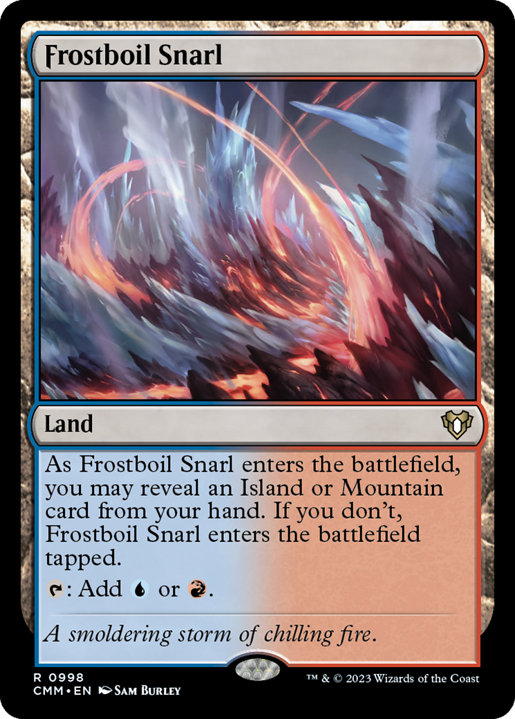 Frostboil Snarl (CMM-998) [Commander Masters] MTG Single Wizards of the Coast