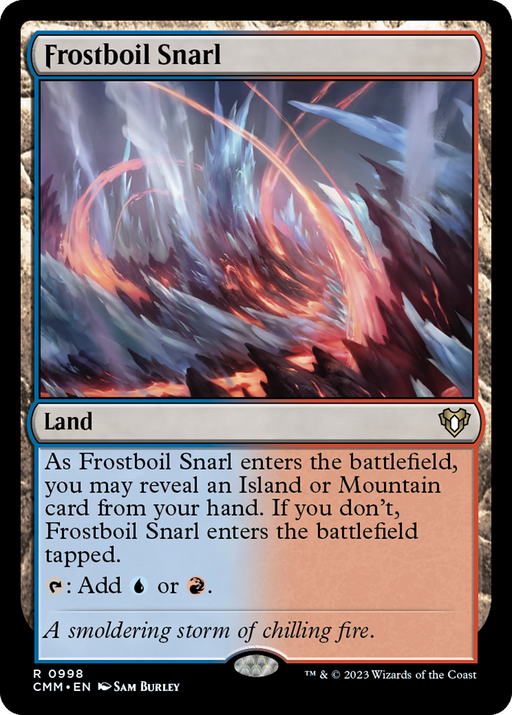 Frostboil Snarl (CMM-998) [Commander Masters] MTG Single Wizards of the Coast