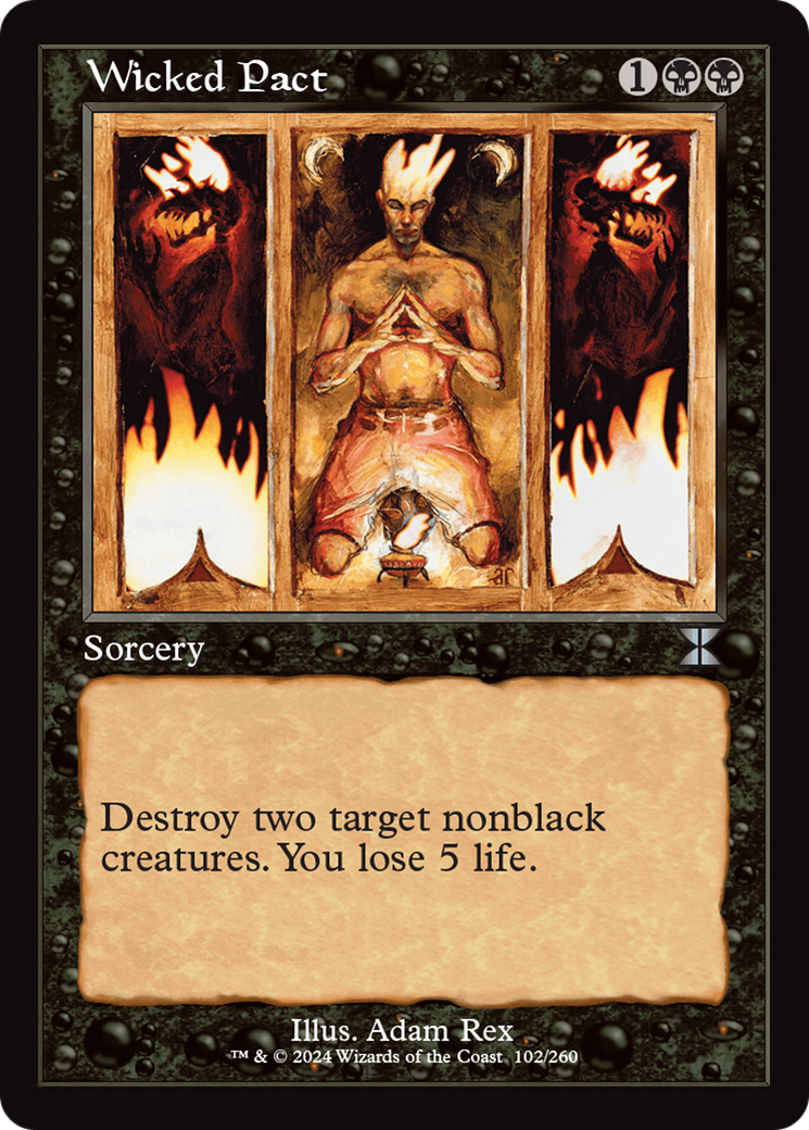 Wicked Pact (LIST-ME4-102) [Mystery Booster] The List MTG Single Wizards of the Coast