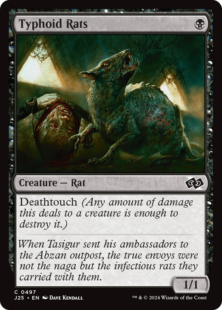 Typhoid Rats (J25-497) [Foundations Jumpstart] MTG Single Wizards of the Coast