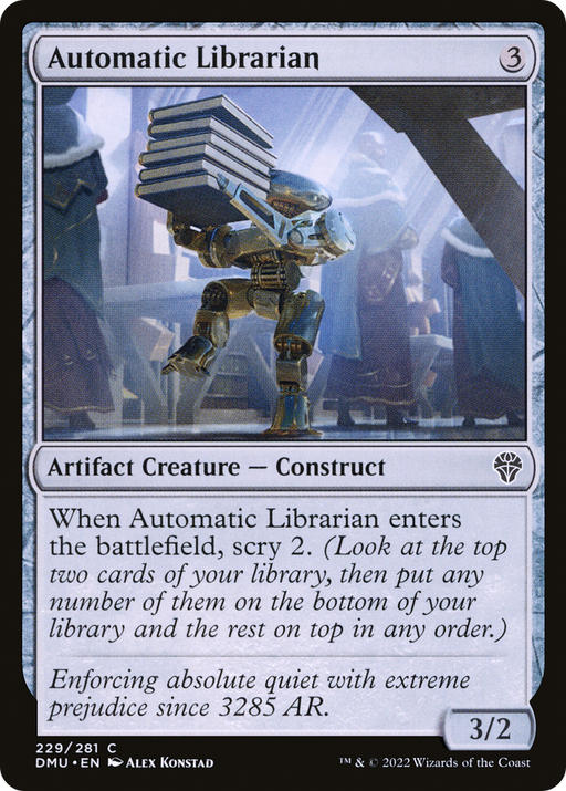 Automatic Librarian (DMU-229) [Dominaria United] Foil MTG Single Wizards of the Coast