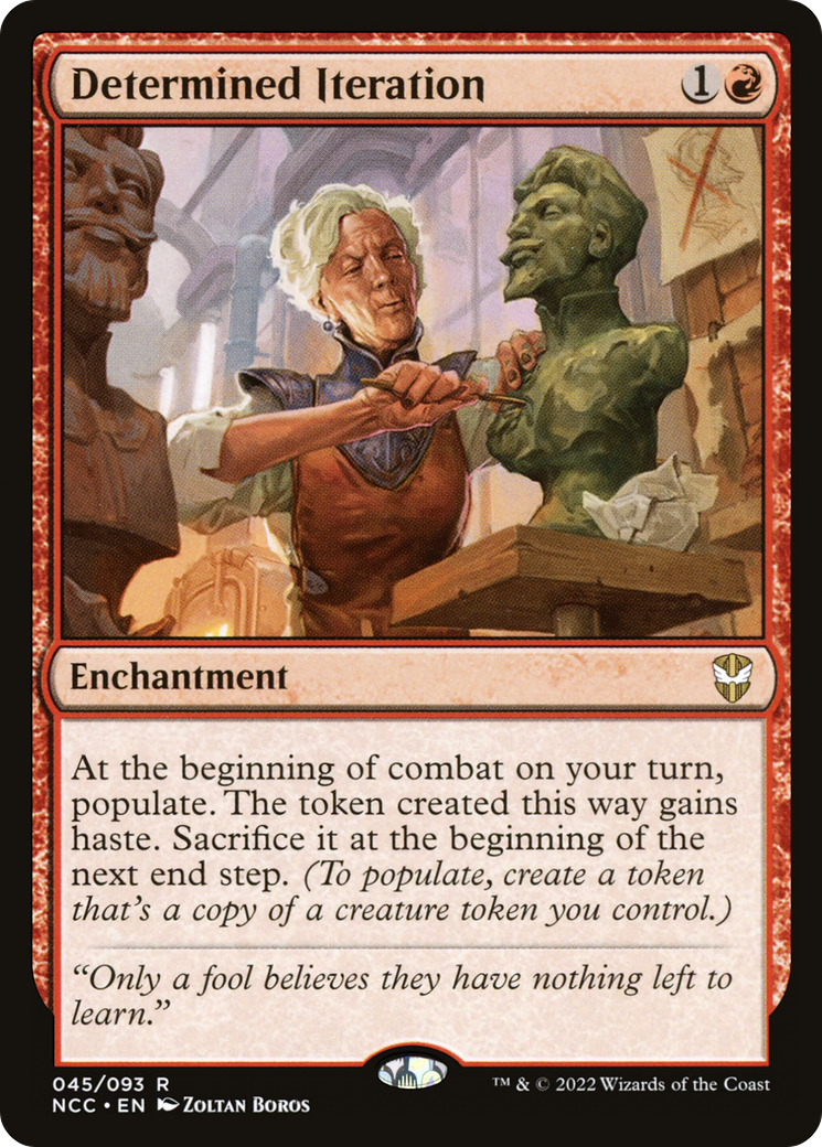 Determined Iteration (NCC-045) [New Capenna Commander] MTG Single Wizards of the Coast