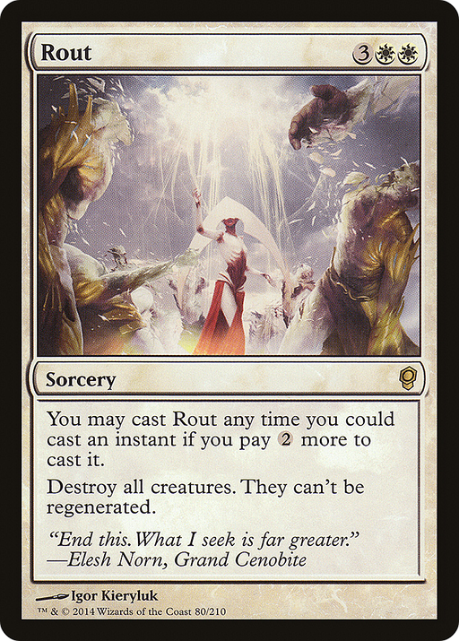 Rout (CNS-080) [Conspiracy] Foil MTG Single Wizards of the Coast