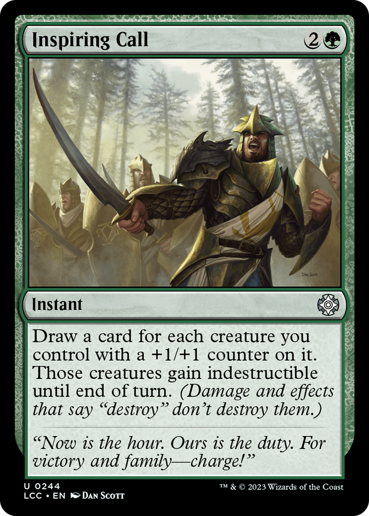 Inspiring Call (LCC-244) [The Lost Caverns of Ixalan Commander] MTG Single Wizards of the Coast