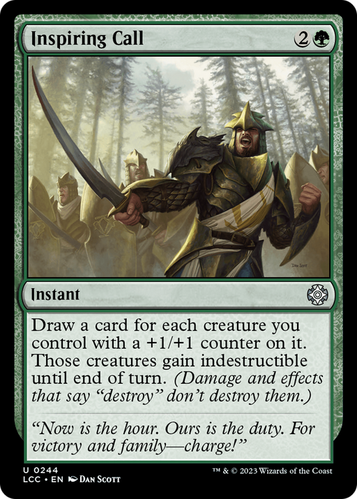Inspiring Call (LCC-244) [The Lost Caverns of Ixalan Commander] MTG Single Wizards of the Coast